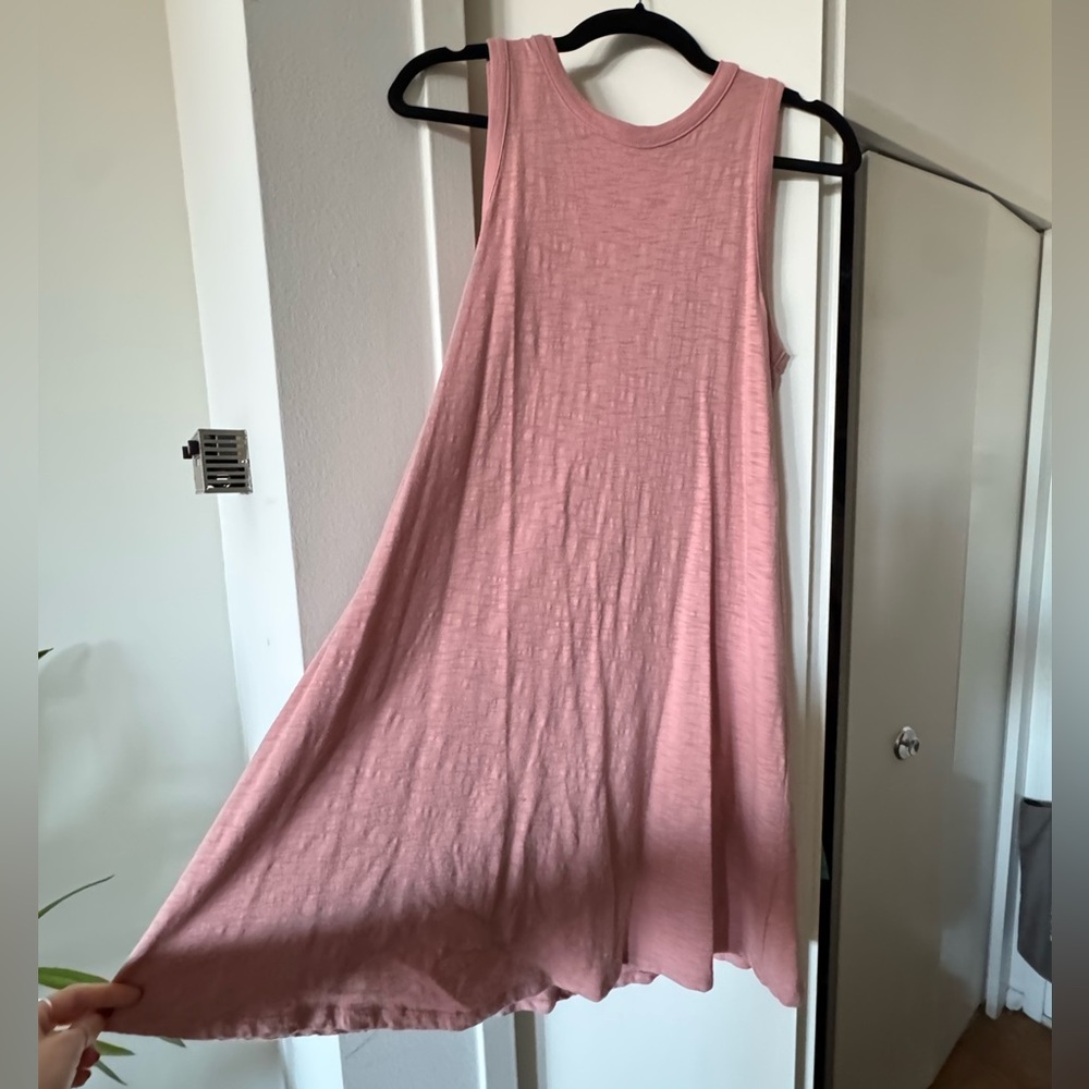 Pink swing dress